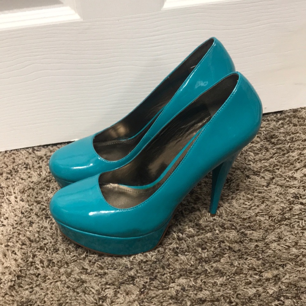 Turquoise Aldo Pumps